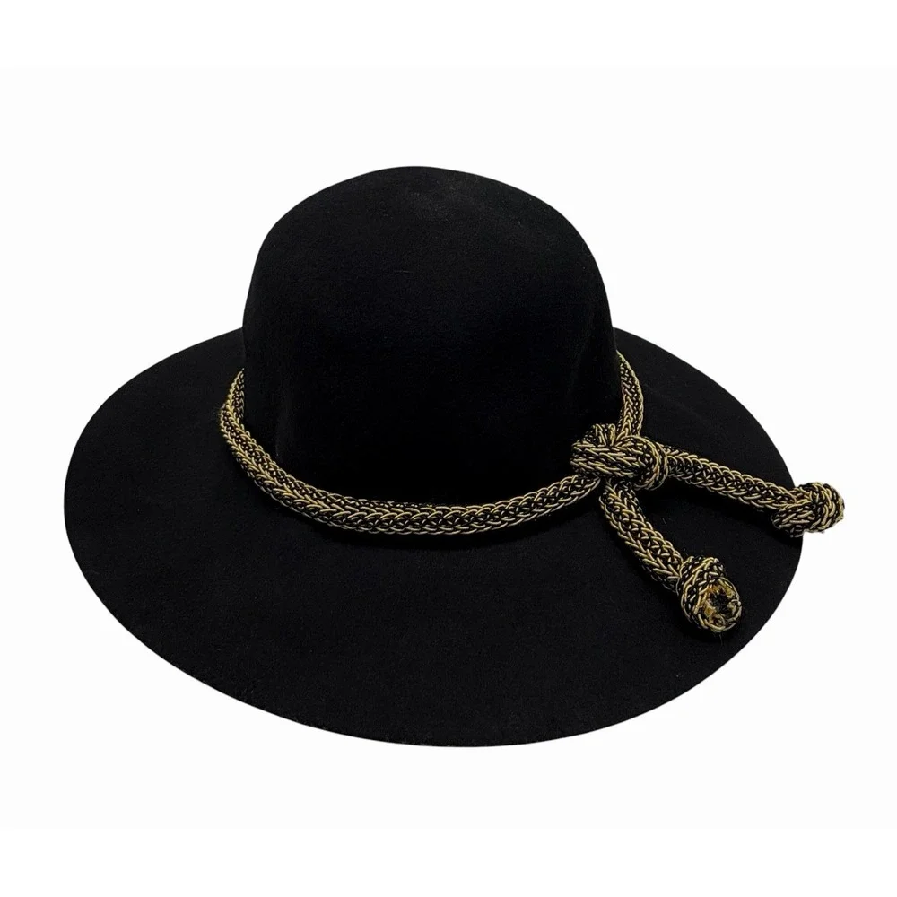 Bollman Vintage Women's Black 100% Wool Hat 14